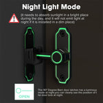 HASTHIP Door Latch for Gates Doors and Cabinets with 90° 180° Design | Glow in the Dark Zinc Alloy Lock