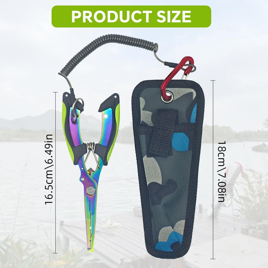 HASTHIP Fishing Pliers with Hook Remover & Line Cutter