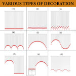HASTHIP Bead Curtains for Home Decoration with 20 Crystal Strings | Sparkling Room Divider