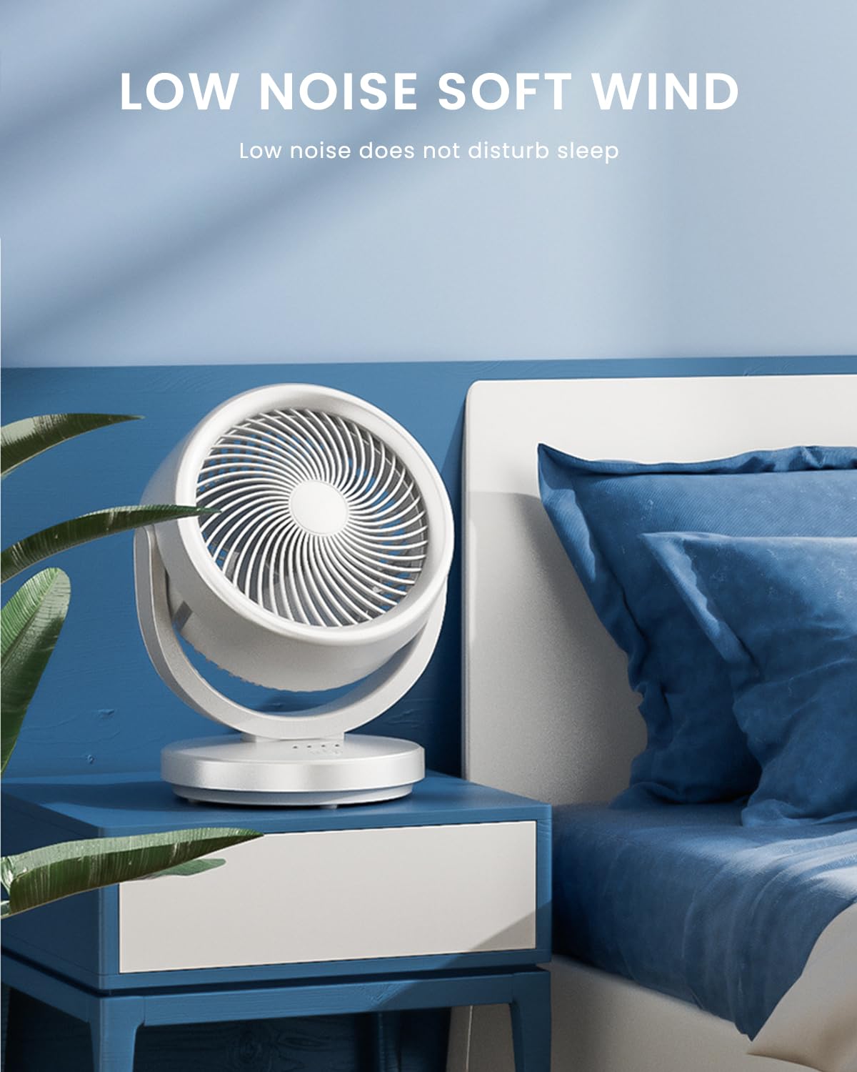 HASTHIP® Portable Rechargeable Mini Fan, USB Battery