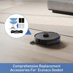 HASTHIP Replacement Accessories for Ecovacs Deebot Y1 Y1 Pro with 8Pcs Kit | Complete Vacuum Maintenance Set