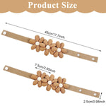 HASTHIP Curtain Tie Backs for Home Decor featuring Button Design and Cotton Fabric | 2 Pack