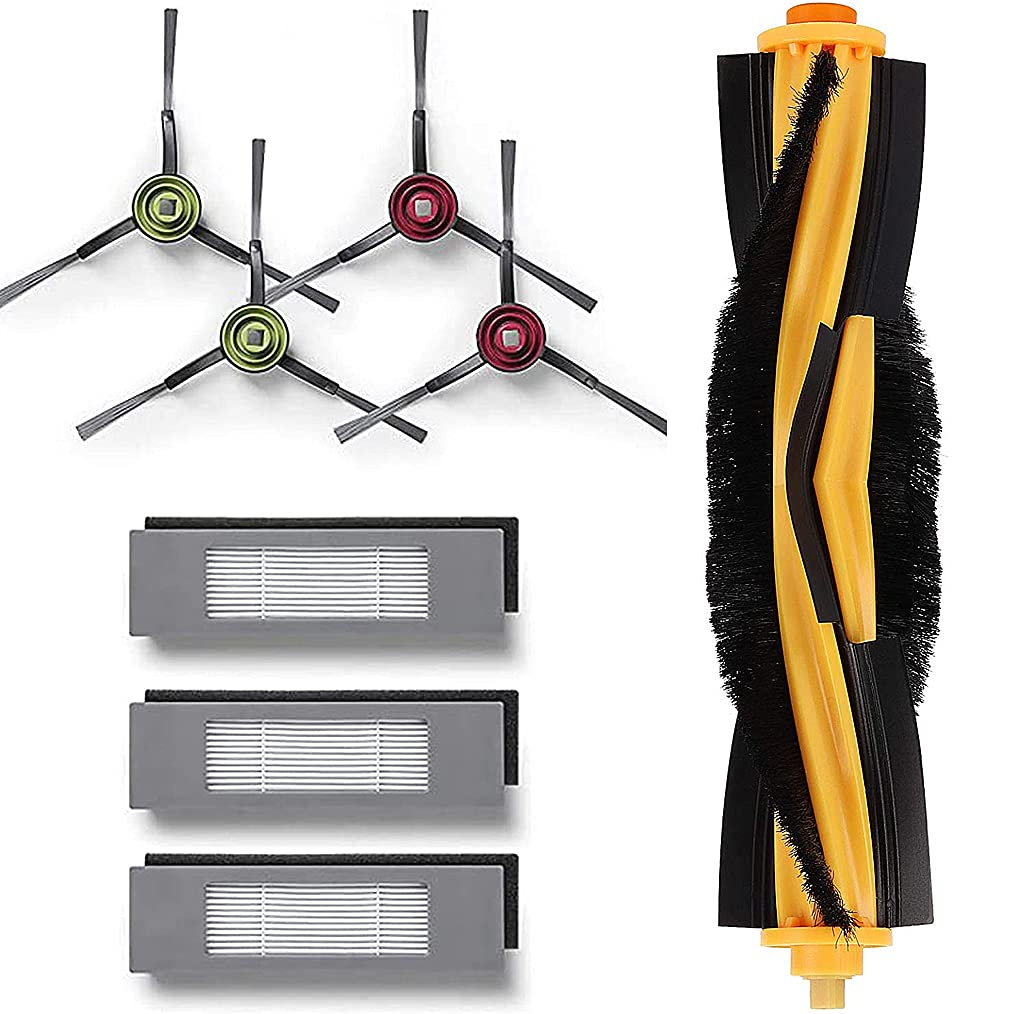 HASTHIP Replacement Accessory Kit for Ecovacs Deebot Ozmo 920 and 950 | 8 Pcs with Main and Side Brushes