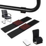 HASTHIP Chair Feet Pads for Cantilever Chairs 12pcs with Hook and Loop Straps | Noise Reduction and Floor Protection