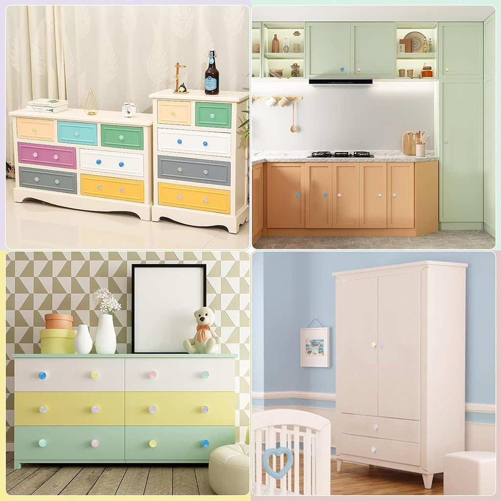 HASTHIP 6-Piece Ceramic Drawer Knobs
