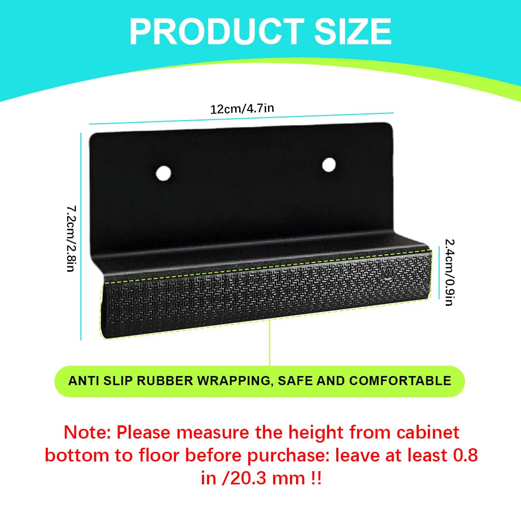 HASTHIP Foot Pull for Kitchen Cabinet Doors with Touchless Hands Free Design | Carbon Steel