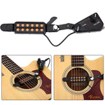 HASTHIP Guitar Pickup for Acoustic to Electric Use with 12 Pole Pieces and 10Ft Cable | 2PCS