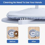 HASTHIP Microfiber Flat Floor Mop for Wet and Dry Cleaning with 3.5L Self Wringing Bucket and 360° Swivel Head