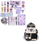 HASTHIP Kuromi School Supplies Set with 23 Pcs Notebook and Pouch for Girls | DIY Gift Combo