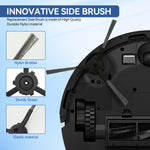 HASTHIP Replenishment Kit for Ecovacs Deebot Y1 and Y1 Pro featuring 4 side brushes | gentle surface care