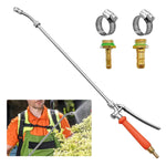 HASTHIP Universal Metal Sprayer Wand 70 cm for Garden Use with Lockable Handle & Brass Barbs