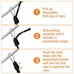 HASTHIP 3.3ft Bungee Cords for Bike, 2-Pack
