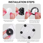 HASTHIP Self Adhesive Caster Wheels for Small Furniture featuring 360° Swivel Design | 20pcs 1.37 in Stainless Steel Ball Casters
