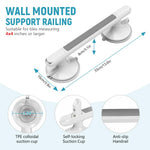 HANNEA 13-Inch Suction Grab Bar