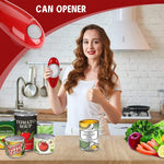 HASTHIP Electric Can Opener for Smooth Edge Cans with Hands Free Magnetic Lift | Battery Powered Kitchen Gadget for Seniors