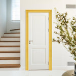 HASTHIP Peel Stick 3D Foam Molding Trim for Walls featuring Self Adhesive Golden Strips 2.3m x 7.8cm | Waterproof Gold 3 Pcs