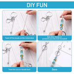 HASTHIP Customized Keychain Making Kit for Girls featuring Lobster Buckle and Keyring | 6 Pcs DIY Set