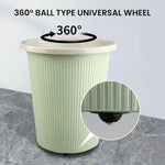 HASTHIP® 40PCS Self Adhesive Caster Wheels 360° Swivel for Small Appliances Furniture Storage Bins 10kg Load Capacity Per 4 Wheels