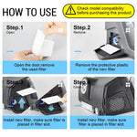 HASTHIP CPAP Machine Filters for ResMed AirSense10 AirCurve10 S9 featuring 70 cotton pieces | clean air protection
