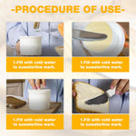 HASTHIP Butter Crock for Countertop Storage featuring 2 in 1 Lid Design and Ceramic Lid | Elegant Kitchen Gift