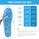 ALAY® 1 Pair Acupressure shoe sole, Breathable Magnet Nubs Massager shoe insoles for men women Stimulate Blood Circulation, Relieve Tension - acupressure tools acupressure kit (Small Size EU 35-40)
