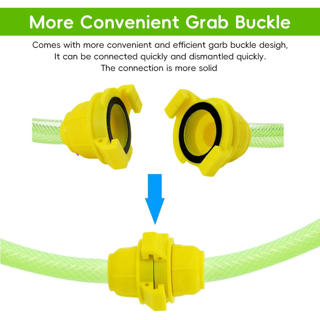 HASTHIP Hose Connectors for Garden Water Pipes featuring 1/2 inch size and leak proof design