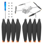 HASTHIP® 8Pcs DJI Mini 4 Propeller Blades Replacement for DJI Mini 4 Pro, Ultral Lightweight Silent Flight Propeller Set with Screwdriver Screws Pack, No Mini 4 Pro Drone
