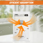 HASTHIP Dehumidifier for Wardrobe with Hanging Transparent Bags 4 Pack | Absorbs up to 400ml Moisture