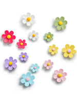 HASTHIP Refrigerator Magnets for Kitchen and Office featuring Strong Hold 15PCS | Colorful Resin Decorative Set