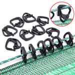 HASTHIP® 30Pcs Plastic Hooks Sun Shade Hanging Clips Plastic Sunshade Clips Universal Sun Shade Hooks for Balcony, Garden, Patio, Camping