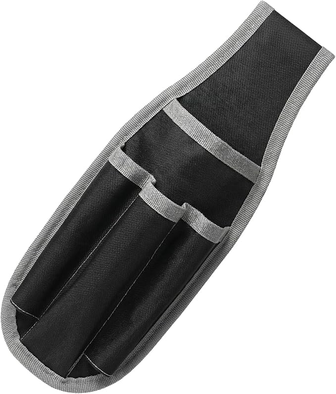 HASTHIP® Funda de Herramientas con Clip para Cinturón,Organizador de Trabajo para Electricistas,Bolsa Multiusos con Múltiples Bolsillos Alicates y Destornilladores - Gris Humo