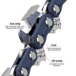 HASTHIP Chainsaw Replacement Chain for 18in Gas Saws with 62 Drive Links and Low Kickback Design