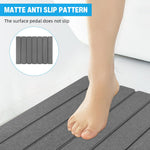 HASTHIP Foldable Stone Bathroom Mat for Kitchens and Entryways featuring Non Slip Surface and 60x39cm Fast Drying Diatom Mud Design