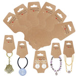 HASTHIP Paper Card Holder for Jewelry Display with Handle | 200PCS Self Adhesive Packing Supplies
