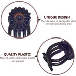 HASTHIP Plant Clips for Climbers featuring Mini Claw Grip Plastic Design 100pcs Set | Support for Orchids and Vines