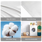 HASTHIP Body Pillow Cover for Cool Summer Comfort featuring Universal Slip-in Design 20x54 in Ice Silk Polyester