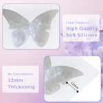HASTHIP 3D Flower Butterfly Silicone Mold for Resin Crafts and Soap | 5x3.6cm Flexible Design