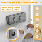 HASTHIP Retractable Clothesline for Indoor and Outdoor Use with Dual Row Design and 16.7 ft Extension