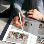HASTHIP Photo Album for 4x6 5x7 8x10 Pictures with 20 Sheets Linen Cover | Self Adhesive Scrapbook