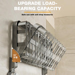 HASTHIP Suction Cup Bathroom Organizer