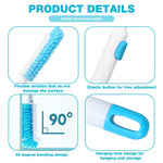 HASTHIP Fish Tank Cleaning Brush for Aquarium and Containers featuring 11.2–13.7 in Telescopic Handle and 90 Degree Curved Tip