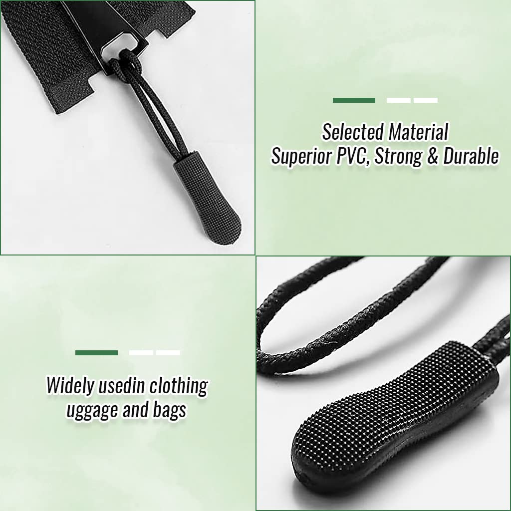 HASTHIP Zipper Pull Replacement Kit for Bags and Jackets featuring 40PCS with 3 Styles | Tool-Free Clip Design