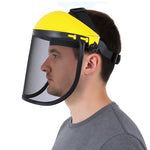 HASTHIP Safety Face Shield for Lawn Mowing with Fine Mesh Screen and Adjustable Headgear