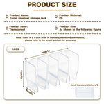 HASTHIP Wall Skincare Organizer for Bathroom and Kitchen featuring 4 Slot Acrylic Design | Drill Free Adhesive Holder