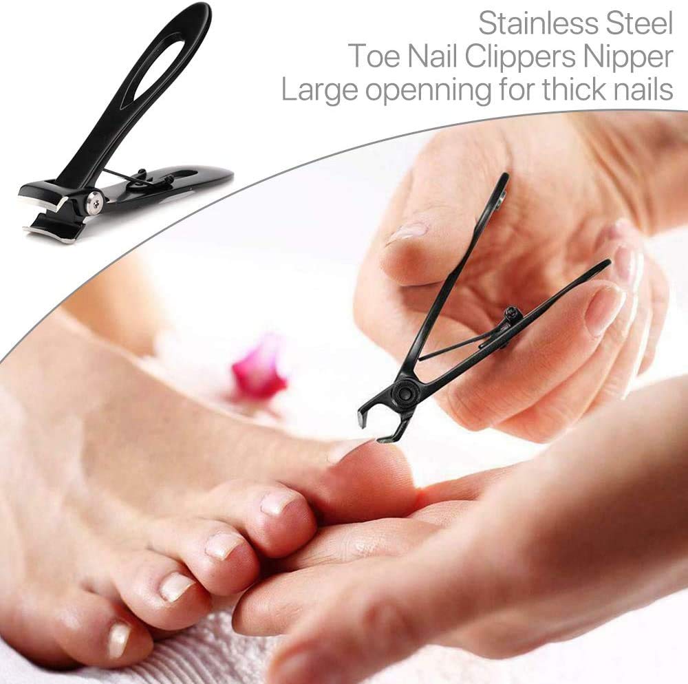 MAYCREATE Nail Cutter for Men Toe Nail Cutter for Thick Nails