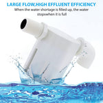 HASTHIP Floating Automatic Water Level Control for Tanks 2 pcs featuring 1‑10KG range | white valve for pools and towers