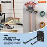 HASTHIP Garage Storage Organizer for Tools featuring 9.92 in Long Reach Hook & Carbon Steel Build