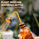 HASTHIP Plant Watering Can for Small Potted Plants 450ml with Curved Sprayer Nozzle