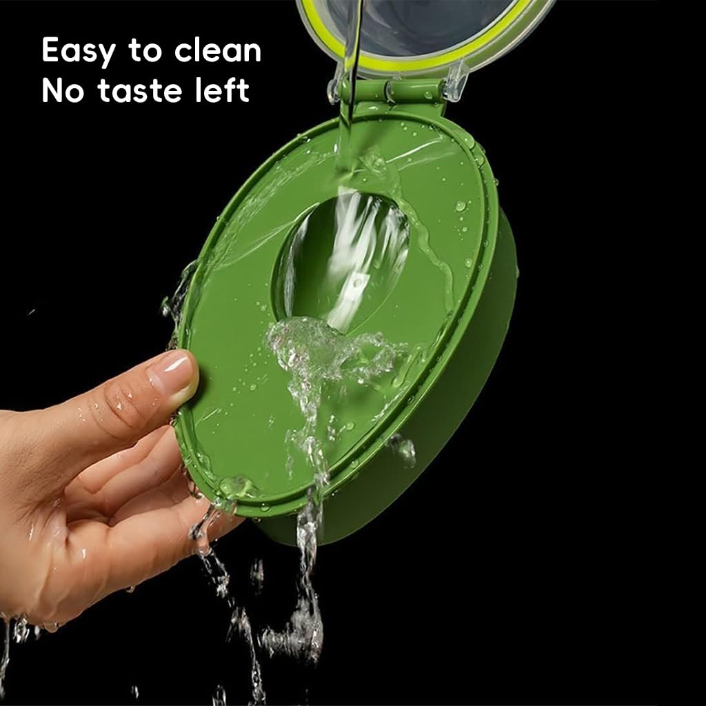 HASTHIP Avocado Saver for Fridge and Travel with Airtight Clear Snap Lid | BPA-Free Storage Box