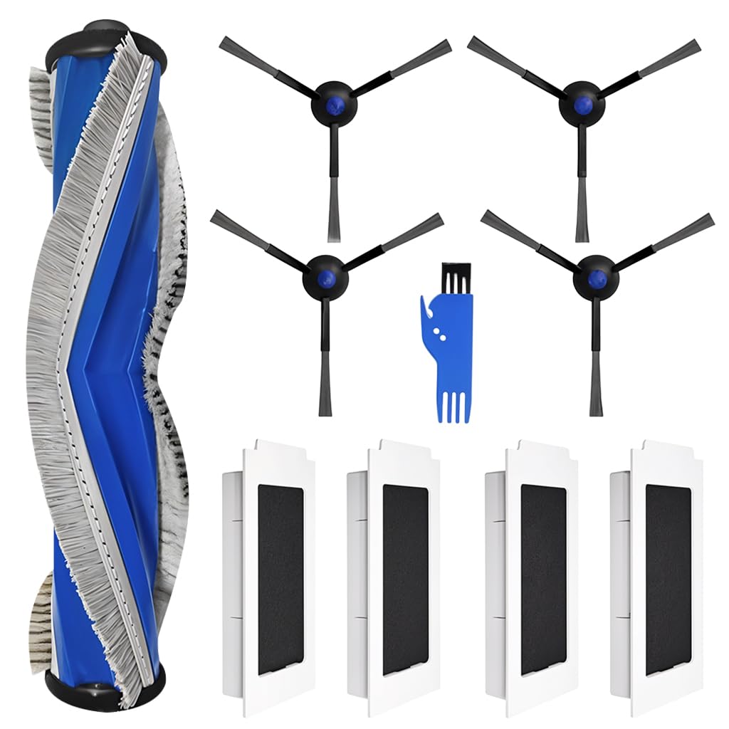 HASTHIP Replacement Parts for Ecovacs T30 PRO Omni featuring 10Pcs Kit with Brushes and Filters